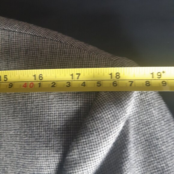 Jimmy's Gentiluomo Black & White Houndstooth Double Breasted Men's Jacket - Picture 12 of 15